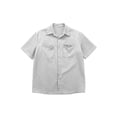 thumbnail image 3 of RUTAYY Men's Shirts Casual Denim Short Sleeve Button Down with Pockets Turndown Collar Comfortable Tops Outdoor Activities Holiday Beach Blouse, 3 of 4