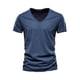 thumbnail image 1 of Camiseta de moda africana Qarigey para hombres unisex algodón Azul marino 1 L, 1 of 6