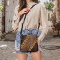 thumbnail image 5 of Kuiaobaty Butterfly Sunflower Print Crossbody Bag for Women, Casual Portable Leather Satchel Purse with Adjustable Strap, Waterproof Zipped Pockets Hobo Handbag Crossbody for Travel & Work, 5 of 7