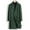 Olive Green, variant on Wyobmus Mens Casual Trench Coat Slim Fit Notched Collar Long Jacket Overcoat Double Breasted Pea Coat Wih Pockets Olive Green