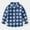 Navy, variant on Swuxness Toddler Long Sleeve Turndown Collar Blouse Casual Shirt Plaid Print Pocket Top for Kids