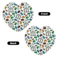 thumbnail image 2 of Bingfone Art Of Livings Print Compact Vanity Makeup Mirror for Men Women Girls for Pocket Purse Wallet Handbag,Portable Small Handheld Beauty Mirror-Heart Shape, 2 of 9