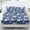 Blue-Floral, variant on Whosucclay Cherry Blossom Soft Fitted Sheet Trio with Home Decor for Girls Women, Cozy Durable Secure Fit Fitted Sheet Set, Full Size