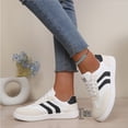 thumbnail image 6 of Women's fashion sneakers Non Slip Retro Casual Classic Lace-Up Sneakers for Daily Work, Skateboarding, Walking, Unisex German Trainer Shoes, 6 of 7