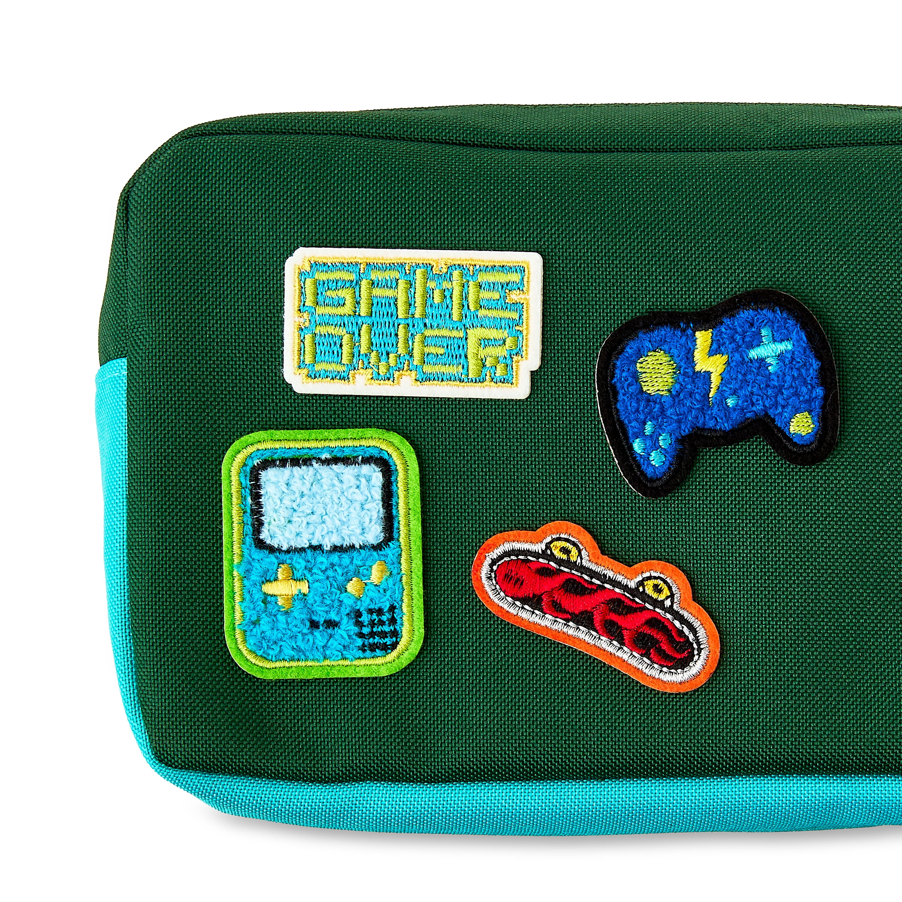 Pen+Gear Chenille Patch Stickers, 4 Count, Video Game, For Backpacks, Lunch Kits and Students