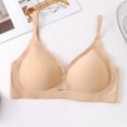 thumbnail image 4 of Lumistal Bras for Women No Underwire Jelly Bras Wireless Push Up Bra V Neck Seamless Full Coverage Bralette No Underwire Comfy Thin Breathable Everyday Bra Bras for Women L, 4 of 4