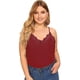 thumbnail image 1 of Camiseta sin mangas con cuello en V para mujer con tirantes finos y encaje Xemadio LRWJ117-8, 1 of 6