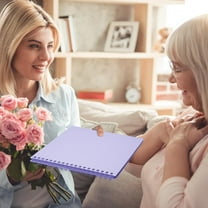 Scrapbook 7X7 Inch Diy Scrapbook Album Hardcover Kraft Paper Scrap Book Photo Albums 20 Sheets Memory Book for Family Wedding, School Supplies: Notebook