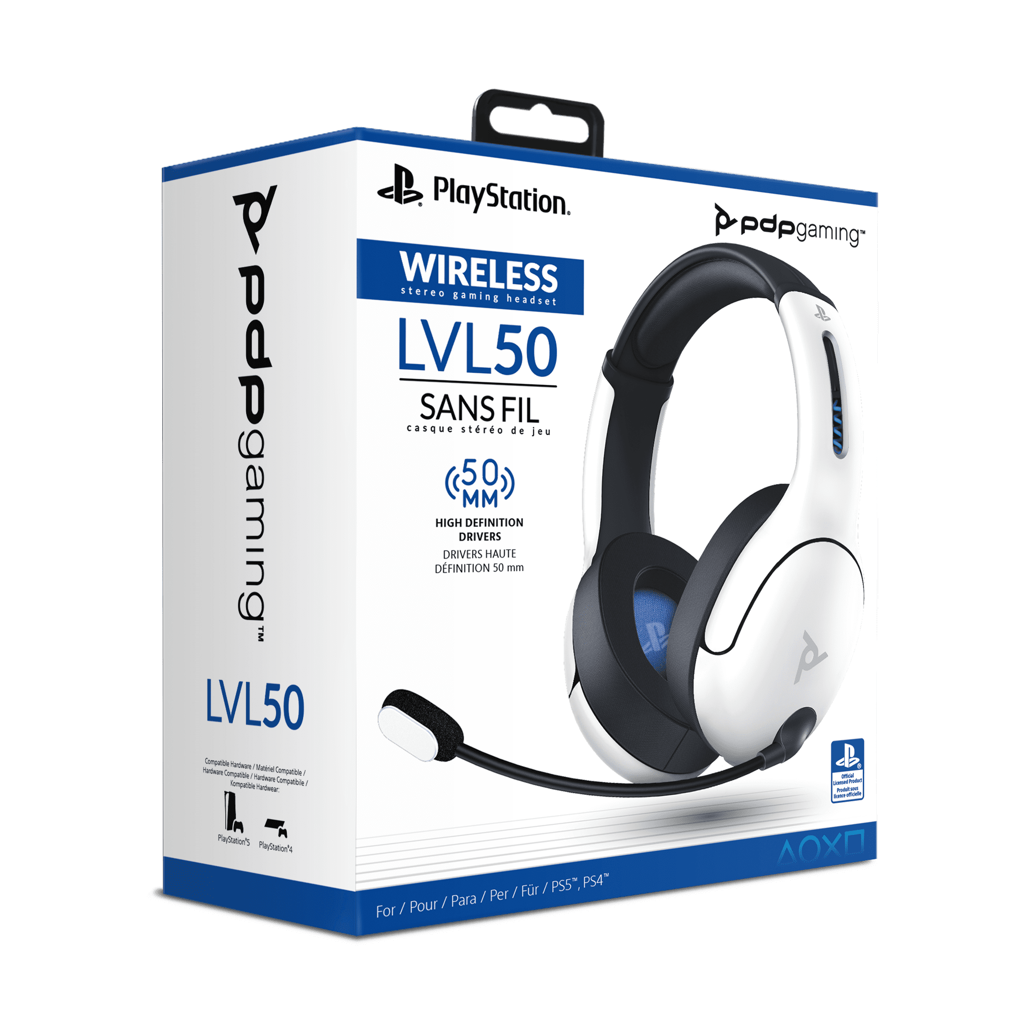 Ps5 Pdp Headsets Pdp Frost White Airlite Pro Wireless Headset For