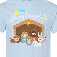 thumbnail image 4 of Inktastic Merry Christmas Cute Nativity Scene T-Shirt, 4 of 5