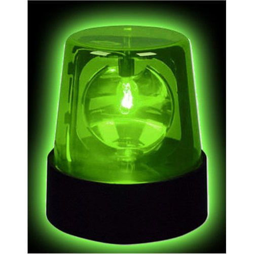 Large Electric Flashing Green Beacon Party Disco Light 110V UL Cord 
