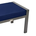 thumbnail image 3 of Tortuga Outdoor Lakeview Aluminum Outdoor Ottoman with Cushion - N/A Navy, 3 of 5