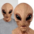 thumbnail image 3 of Máscara de alienígena, máscara de látex de cabeza completa, máscara de látex espeluznante realista, máscara de diablo malvado, novedad, disfraces de Halloween, accesorio aterrador de terror, 3 of 5