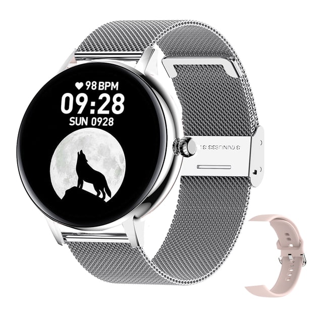 Riwcyla FW07 1.32''TFT Smart Sports Watch 5.0 Smartwatch Call Watch Intelligent Watch IP67,waterproof Fitness Multifunctional Watch Compatible for Android iOS