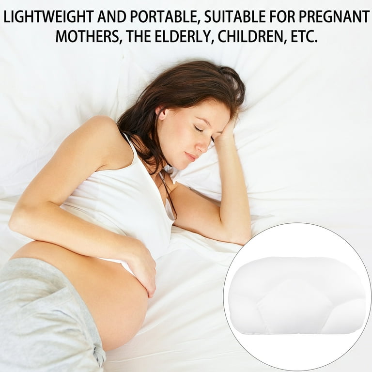 1pc Orthopedic Memory Foam Lumbar Pillow for Lower Back relax and Support -  Perfect for Side Sleepers, Pregnancy, and Maternity