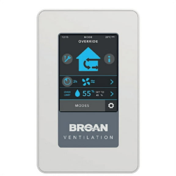 Broan Vttouch Advanced Touchscreen Control - White