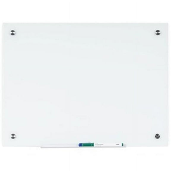 Bi-silque S.A BVCGL250107 48 x 96 in. Magnetic Glass Dry Erase Board, White