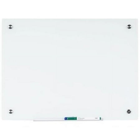Bi-silque S.A 48 x 96 in. Magnetic Glass Dry Erase Board, White