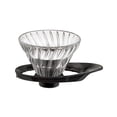 thumbnail image 2 of Hario V60 - Goteador de café de vidrio, tamaño 01, color negro, 2 of 2