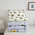 thumbnail image 4 of YST Kids Construction Bedding for Boys Full Tractor Comforter Set Cartoon Truck Car Comforter, 4 of 5