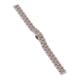 thumbnail image 5 of Correa de reloj de acero inoxidable para hombre y mujer, correa de repuesto ajustable con hebilla de mariposa, accesorio de 0,55 pulgadas, 5 of 5