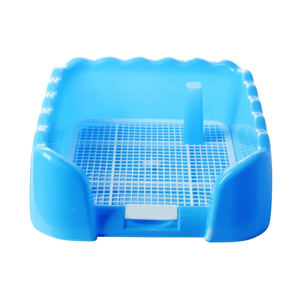 Pet Potty Portable Toilet Tray Puppy Loo Training Pad Holder With Fence
