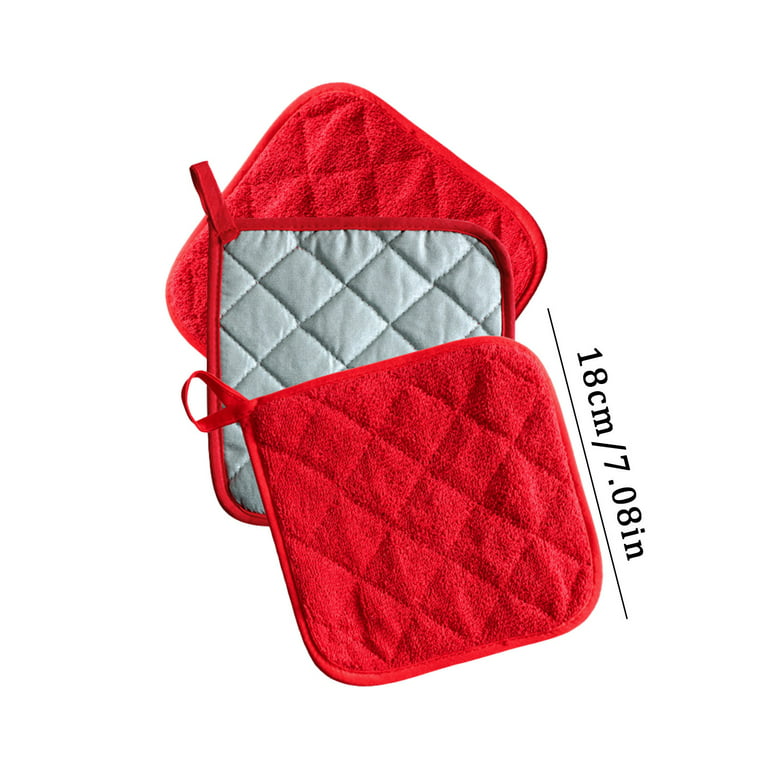 Hastings Home Pot Holder Set, 2 Piece Oversized Heat Resistant Quilted  Cotton Pot Holders By Hastings Home (Blue) - Durable, Easy Storage, Firm  Grip in the Kitchen Towels department at