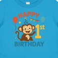 thumbnail image 4 of Inktastic Happy 1st Birthday Monkey Party Theme Boys or Girls Baby T-Shirt, 4 of 5