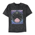 thumbnail image 4 of Comida chatarra para hombre Love Light Inner Peace Camiseta gráfica negra L, 4 of 5