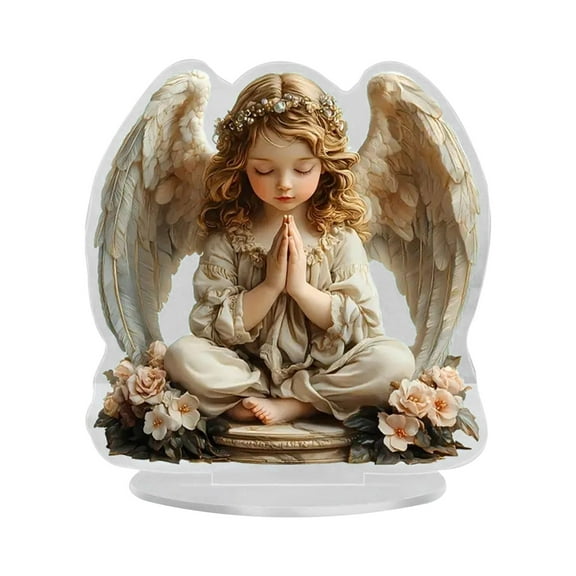Guarder Angel Statue,Healings Angel Figurines Table Ornament for Thanksgiving Christmas Home Decoration Memorial Gift