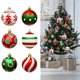 thumbnail image 2 of 30 Uds bolas de Navidad decoración de árbol de Navidad adornos para decoración del hogar colgantes de árbol colgantes de Navidad, 2 of 5