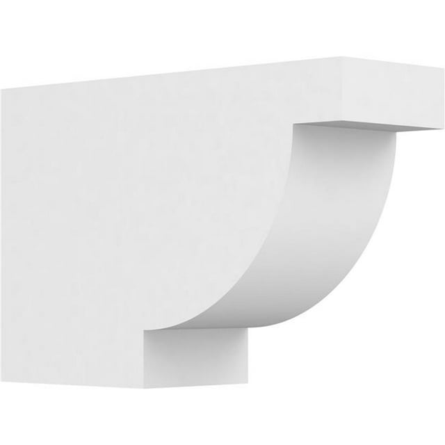 Ekena Millwork RFTP04X08X12ALP 8 x 4 x 12 Po Queue de Chevron en PVC de Qualité Architecturale Standard