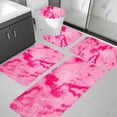 thumbnail image 5 of Leodye Mixed Colors Bathroom Rug Set 5 Piece - Memory Foam Bathroom Mat Set, Soft and Comfortable, Non-Slip Thick Absorbent Bath Mats, Machine Washable, 5 of 8