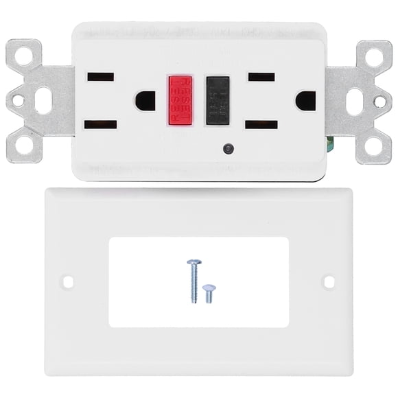 Prise Murale Américaine GFCI Protection contre les Fuites Prise Interrupteur AC120V Ld‐3003