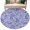 Lavender Purple, variant on Round Rug 6Ft Washable Non-Slip, Purple Navy Blue Circle Area Rugs for Living Room Bedroom, Retro Botanical Abstract Art Indoor Floor Mats Carpet Runner for Home Decor Aesthetic