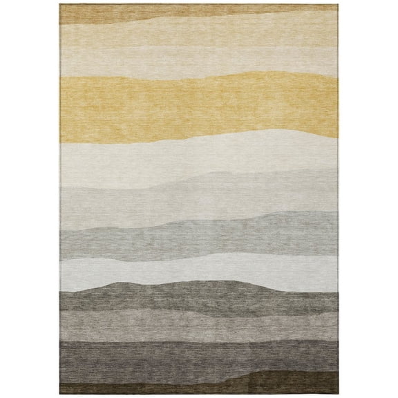 Dalyn Rugs Machine Washable Indoor/Outdoor Chantille ACN2023 Pewter 2'6" x 3'10" Rug