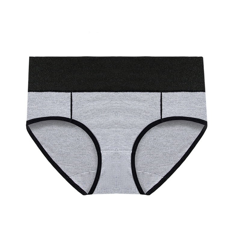 Levmjia Cotton Underwear for Women Clearance Plus Size 5PC Solid Color  Patchwork Briefs Panties Underwear Bikini Underpants