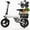 White Upgrade, variant on OwnGold Folding Electric Bicycle for Adults,500W Peak Motor,12Ah Battery 35 Miles,20 MPH,14" Wheels,with Basket,UL2849