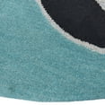 thumbnail image 5 of Rugsotic Carpets Hand Tufted Wool Eco-Friendly Area Rugs - 8'x8', Round, Blue, Modern Contemporary Design, High Pile Handmade Anti Skid Rugs for Living Room, Bed Room (K00718), 5 of 6