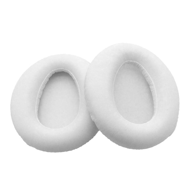Almohadillas para los oídos Injueey Cojines Cancelación de ruido profesional Reemplazo para MDR-10RBT MDR-10RN MDR-10R Blanco