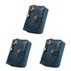 thumbnail image 1 of Cartera corta Qarigey de Cuero PU Retro portátil plegable Azul CBP081498, 1 of 1