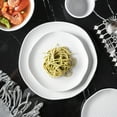 thumbnail image 3 of Stone Lain Abigail Stoneware Dinner Plate Replacements, 4 Count, White Basket Weave, 3 of 3