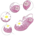 thumbnail image 6 of TAmten Jelly Sandals Girls Soft Sole Princess Summer Dress Sandals Closed Toe Comfortable for Toddler Little Kid Big Kid(Red,10), 6 of 6
