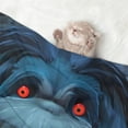 thumbnail image 2 of Lsque Pikmin Pattern Waterproof Throw Blanket Pet Blanket for Dogs & Indoor Cats, Washable - Shaggy Plush Calming Long Faux Fur & Velvet Dog Blanket -, 2 of 8