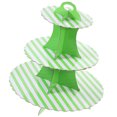 thumbnail image 4 of 1 Set Cupcake Stand Holder Cake Display Stand 3-Tiered Dessert Serving Stand, 4 of 8
