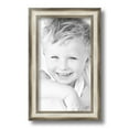 thumbnail image 2 of ArtToFrames 7x12" Antique Silver Panel Picture Frame, Silver Wood Poster Frame, with Regular Glass and Foam Backing 3/16 inch (FBPL-4760), 2 of 7