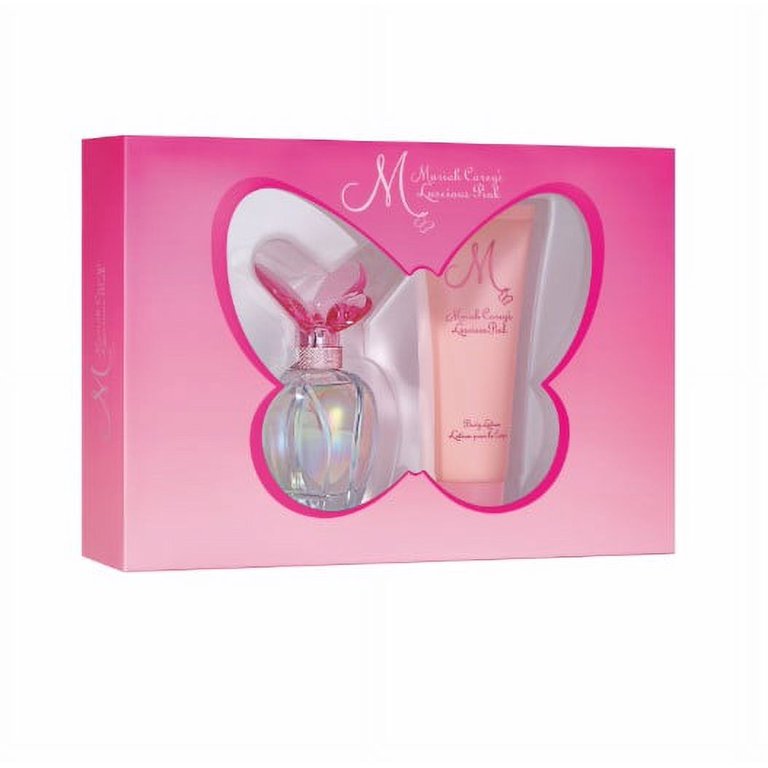 Mariah Carey Luscious Pink Perfume Gift Set for Women, 2 Pieces