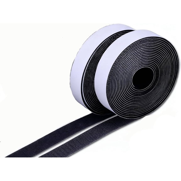 Black Felt Tape, Felt Strips with Adhesive Backing, 2mm Thick Self Adhesive Tape for Protecting Furniture and DIY Projects