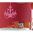 thumbnail image 4 of Baroque Chandelier Wall Art Decal, 4 of 4