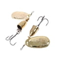 thumbnail image 3 of Blade Rotating Spinner Metal Lure Brass Artificial Spoon Bait Fishing Tackle, 3 of 4